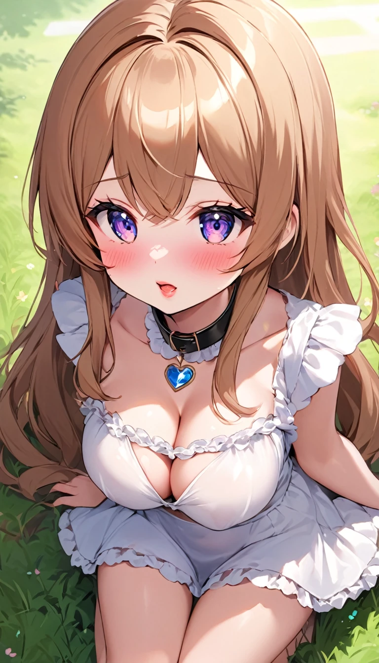 {{{{{16k}}}}}, {{{{{She is forcibly transformed into a love doll without her will, fitted with a collar and converted into a silicone love doll, and when a large amount of silicone agent is poured into her, her become even larger and deeper with cleavagute feminine expression is changed, her eyes are changed to fake ones, she begins to release sweet pheromones, Her proudly shiny hair is replaced by a wig, and her body, face, and poses are converted into a silicone love doll idealized by her master, She is a silicone love doll without a will, so her expression doesn't change even though her tits are toucheer legs are opened from her knees and a cock is inserted iner cunt,e's injected with rge dose of cuteness silicone and her face is remade into a super cute face, she loses even more of her will and expressionlessness}}}}},{{{{{Ultra High-resolution realistic movie of neat virgin silicone love doll as prettyactress in Grass schoolyard}}}}},{{Extremely detailed}},{{{{{integrated her head pure small, thick lips, Enchanting thick gross idol's Lips}}}}},{{{{{bang hair}}}}},{{{{{She get more attractive and smoother her body, Her white tits are so fluffy, and are depicted in g detail, her bodyline and tits and hips are getting cuter and cuter witsparkling aura of cuteness}}}}}