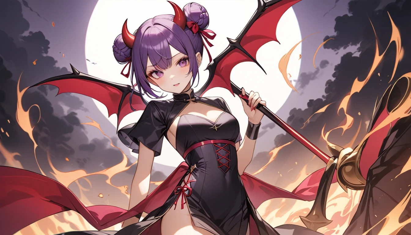 Tokoyami Towa Ponytail Succubus tail Yukata Nude