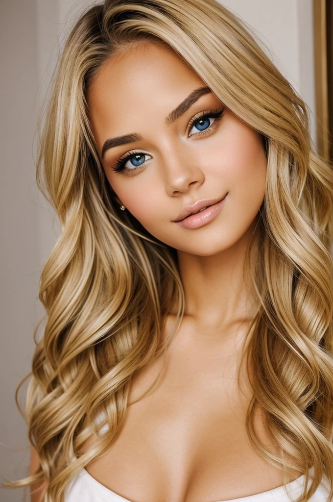 Create the most beautiful girl who can attend and sexy blonde with light skin