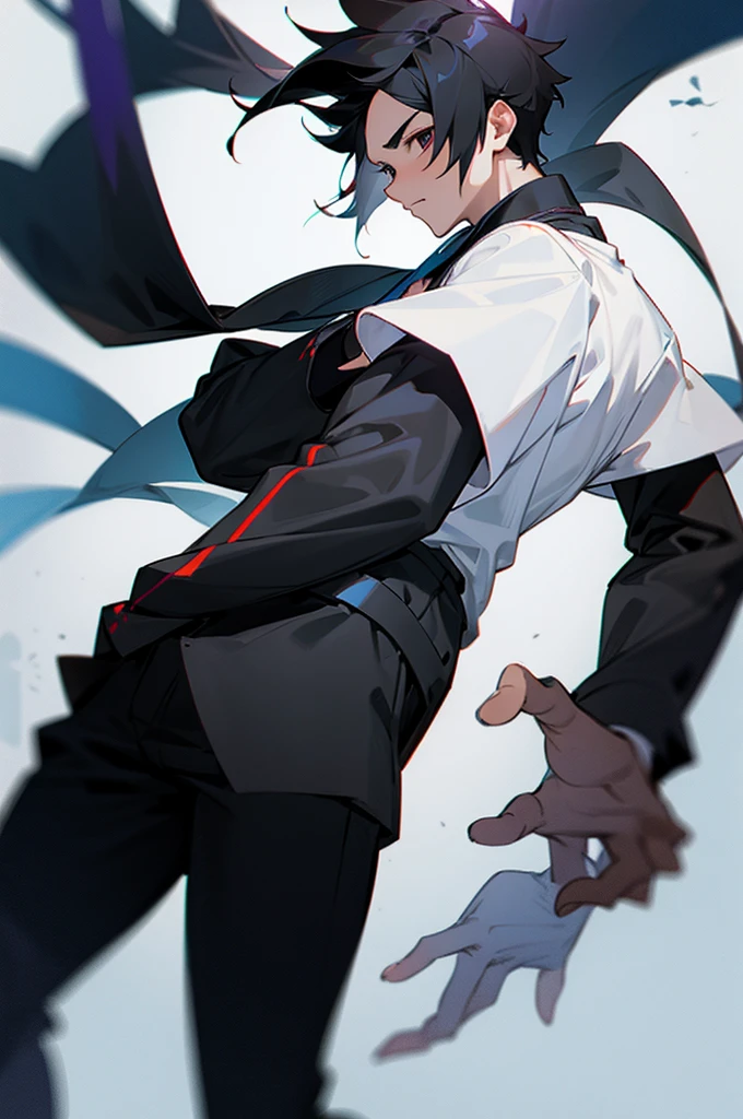 Male ,student background , UA, Black Hair