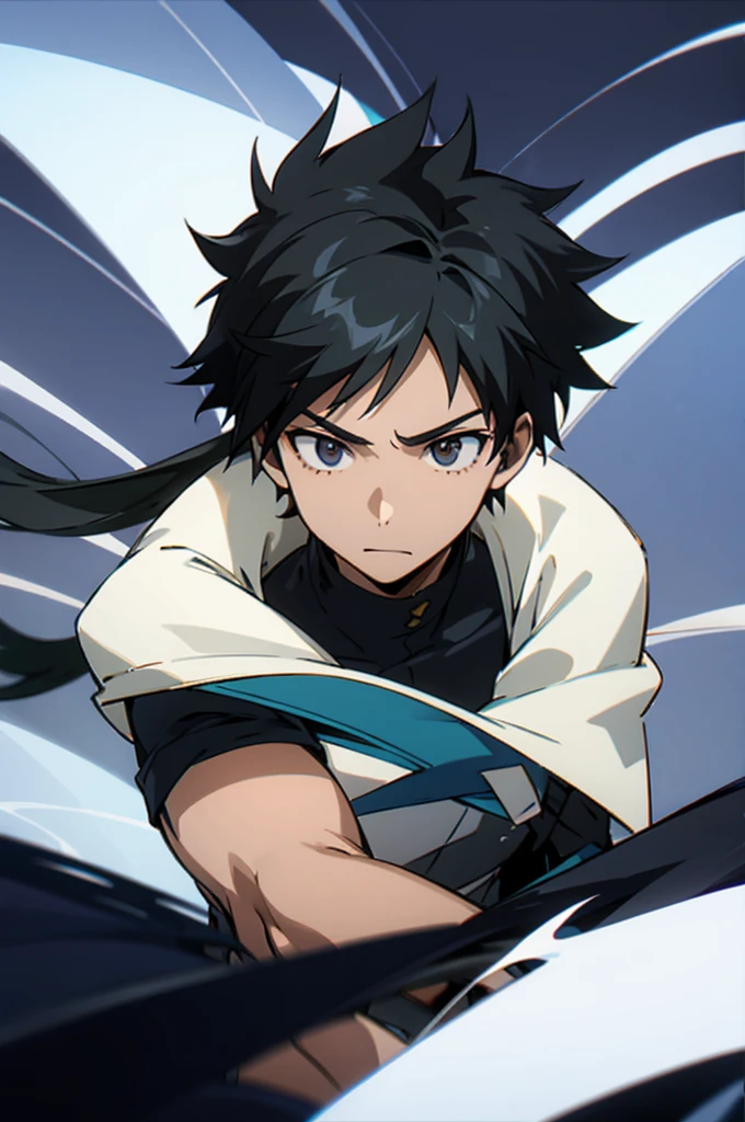 Male ,student background , UA, Black Hair