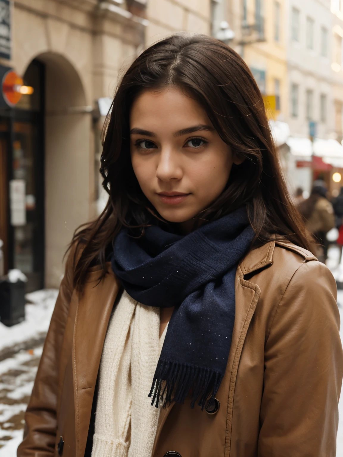 Girl with Scarf