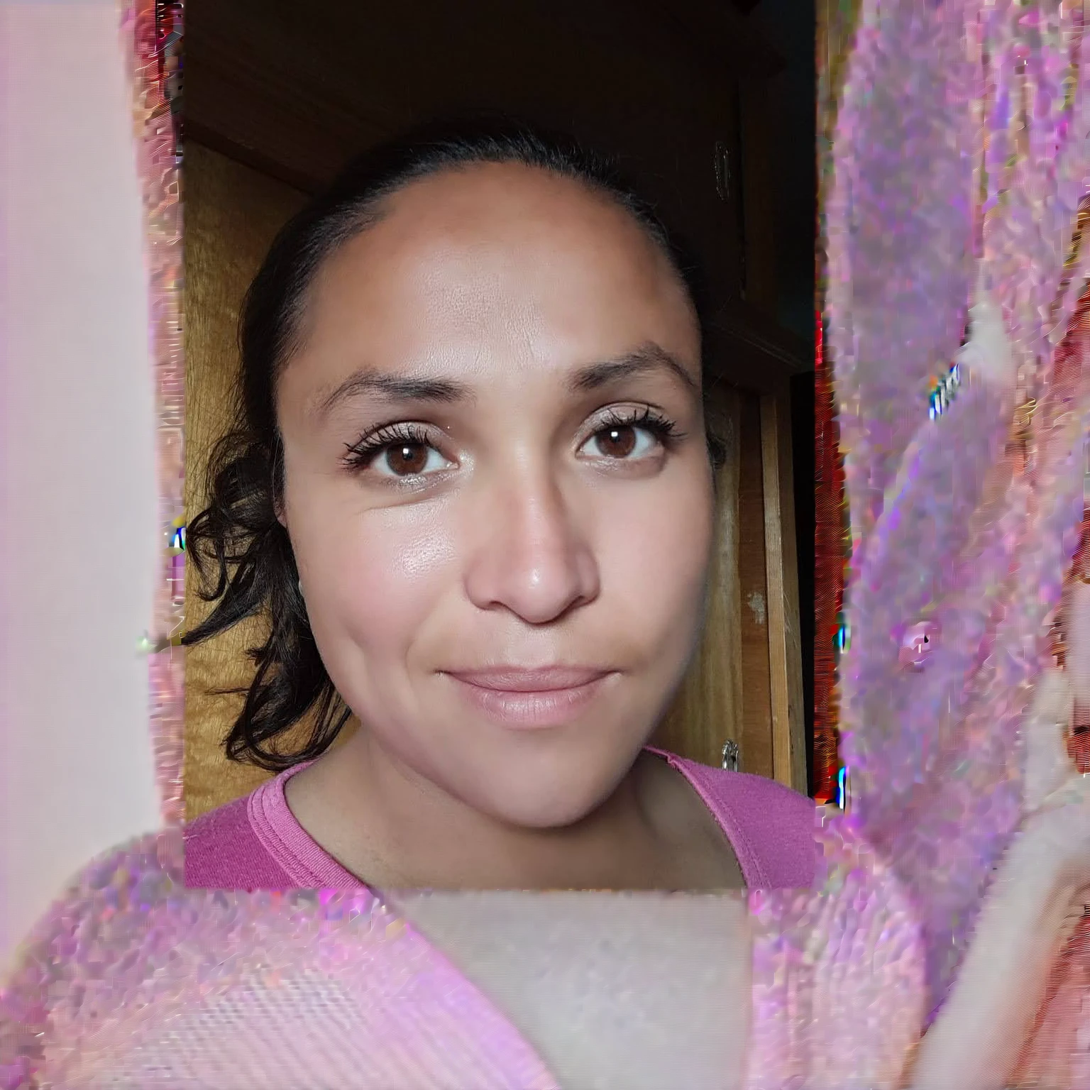 (Western pretty woman:1.2) (sexy body), big boobs, sexy body, deep (High quality) HD, boobs, gigantic boobs, round boobs, deep cleavage, open cleavage, hanging , (wear magenta cardigan:1.3)
