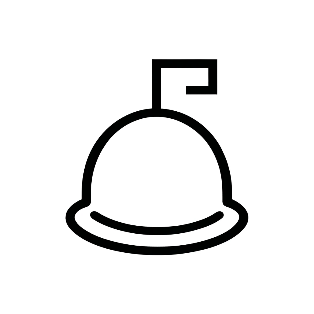 graphic elements：
Use a circle as the base shape，Represents completeness and inclusiveness。
In the center of the circle，Design a small official hat pattern，This is the iconic item of the Seventh Rank Sesame Official。
A few simple lines can be added below the official hat，Simulating the collar of an official uniform，Increase sense and cultural heritage。
Color matching：
Choose soft colors，Such as dark blue or dark green as the main color，Convey stability and trust。
The official hat can be decorated with gold or，Highlight its importance，It also represents light and wisdom.。Creative details：
Some modern elements can be cleverly incorporated into the top or side of the official hat，比如一个小小的Wi-Fi信号图标or是一个放大镜，Hints for network services and search capabilities。
or，Design a small house icon inside the official hat，Representatives manage all aspects of life。
