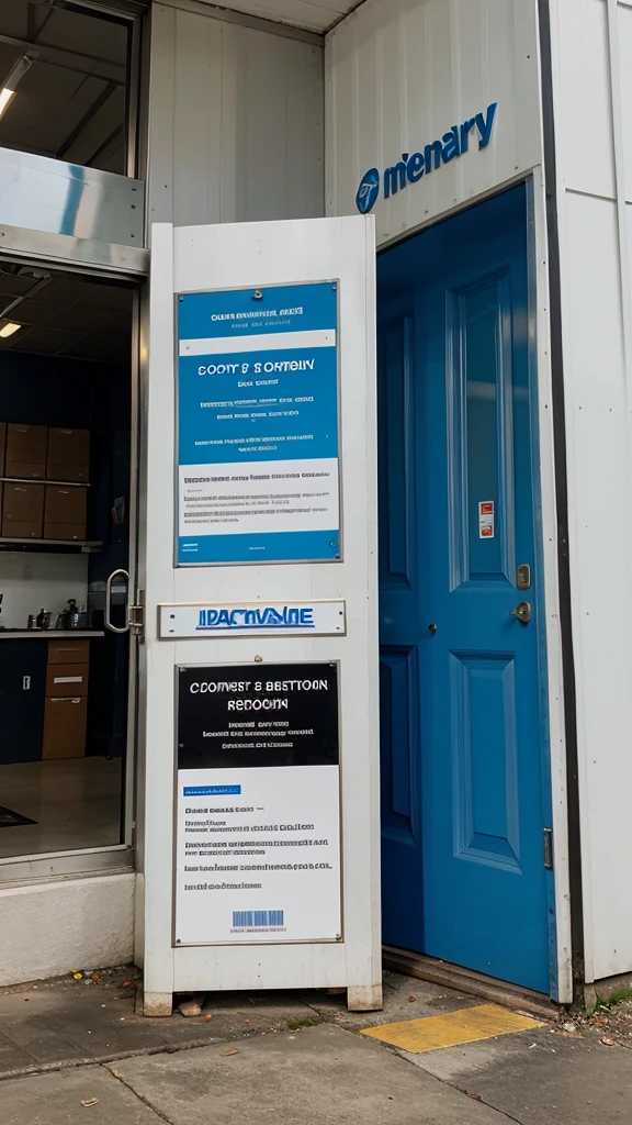 The company sign is no longer appreciated