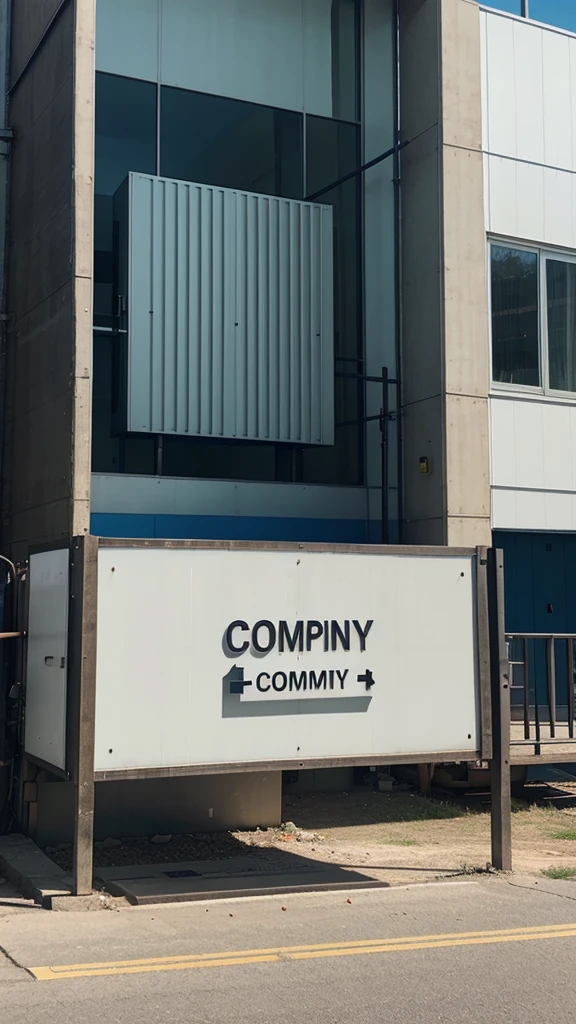 The company sign is no longer appreciated