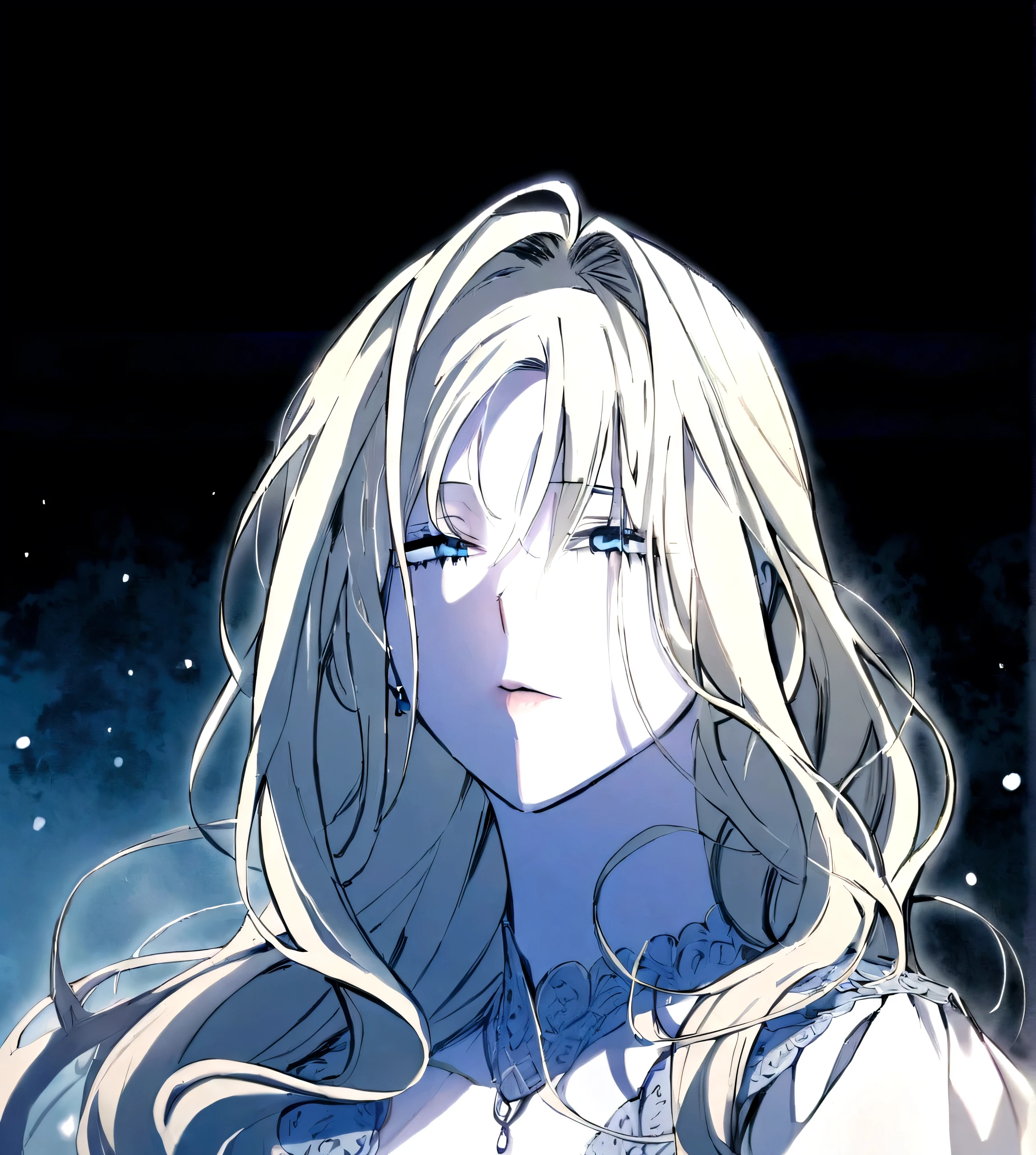 ((by Kohei Horikoshi)) blonde girl with long wavy hair down to her knees, blue eyes, Boku no hero academia