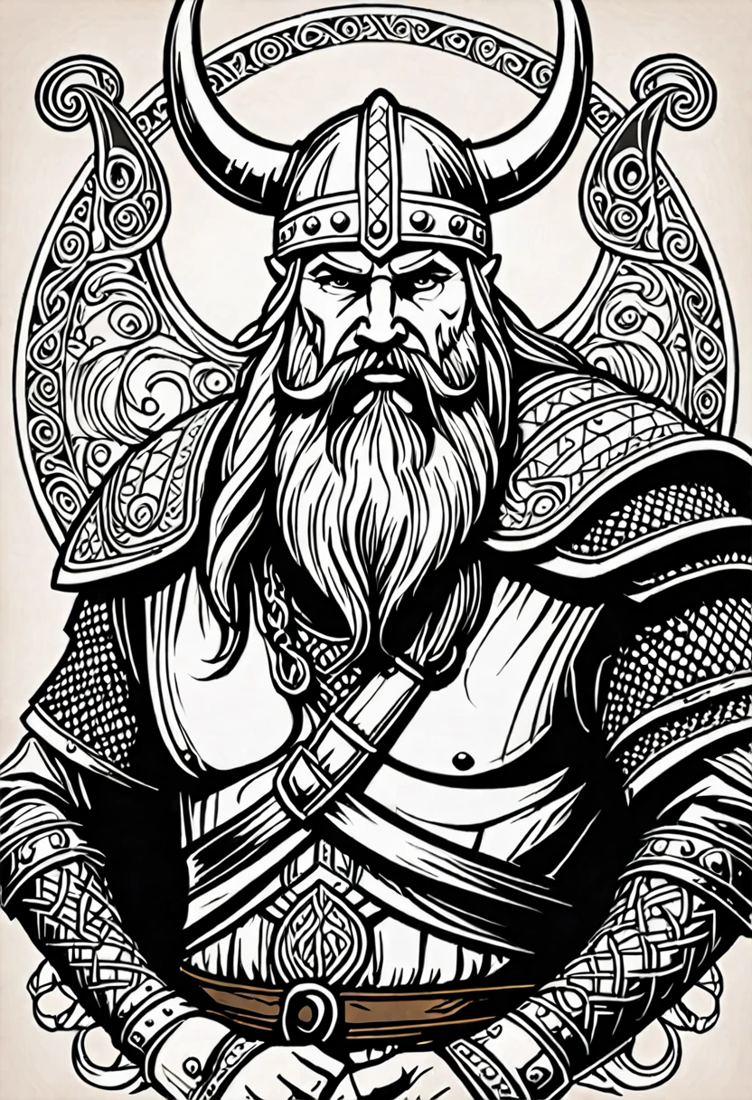 Viking,graphic style,sketch,Norse mythology