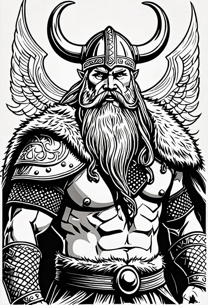 Viking,graphic style,sketch,Norse mythology