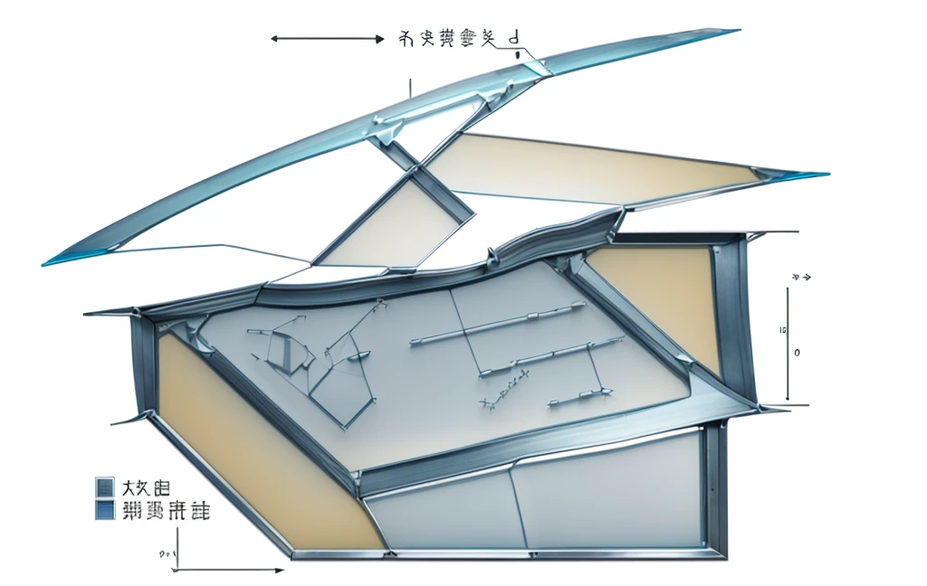 a chart of a window with a glass and a window glass, Vertical flat head, Upward tilt angle, detailed structure, labeled chart, scientific chart, Clear focus illustration, Offset printing technology, describe, a chart, aerodynamic body, accurate image, chart, aerodynamic frame, chart representation, chart schematic, Horizontal view forward
