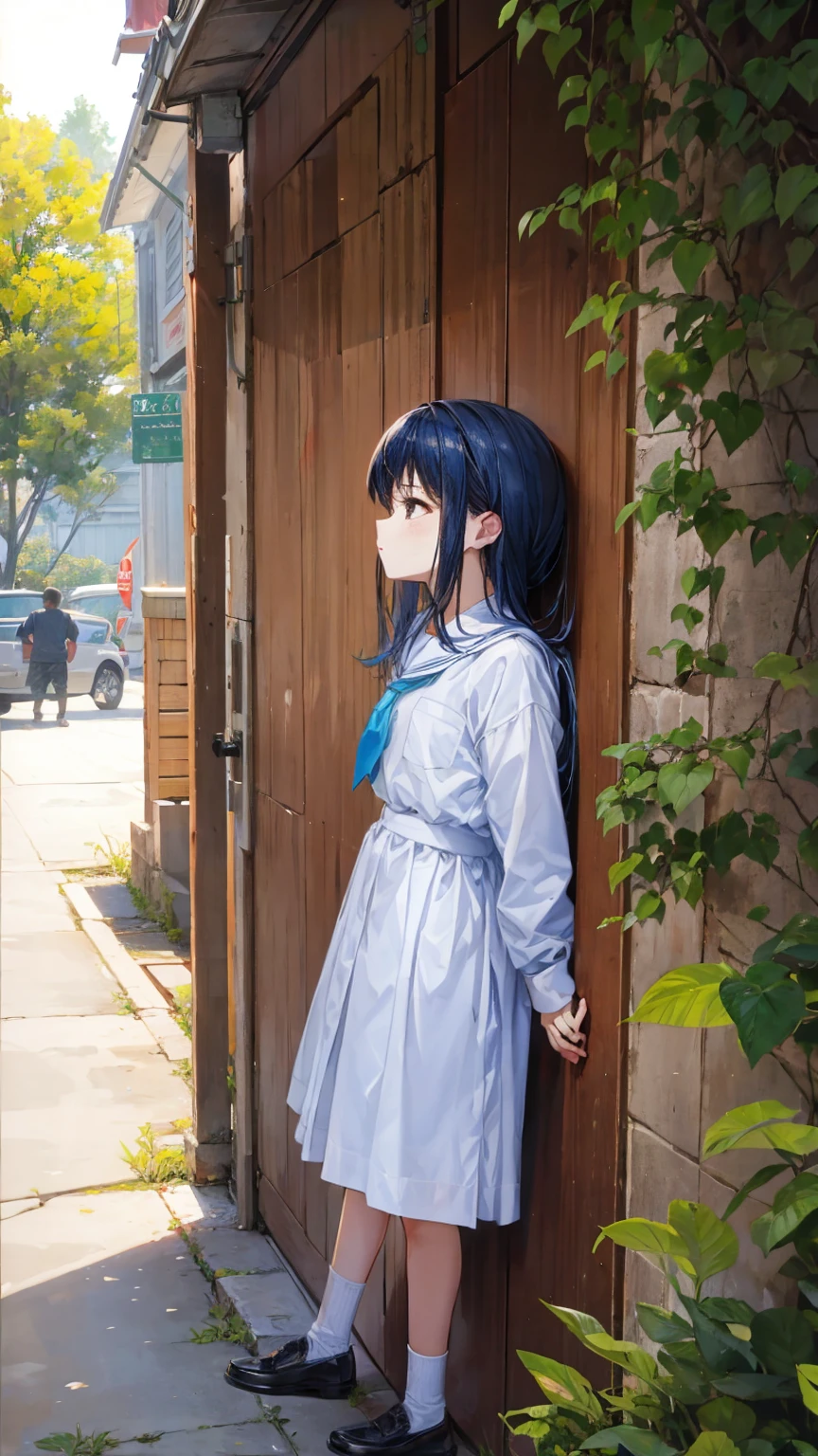 Tall girl raping a