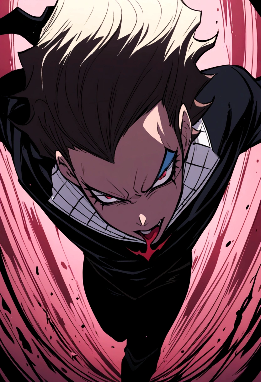 Akira Fudo, Devilman Crybaby, Male, with black clothes