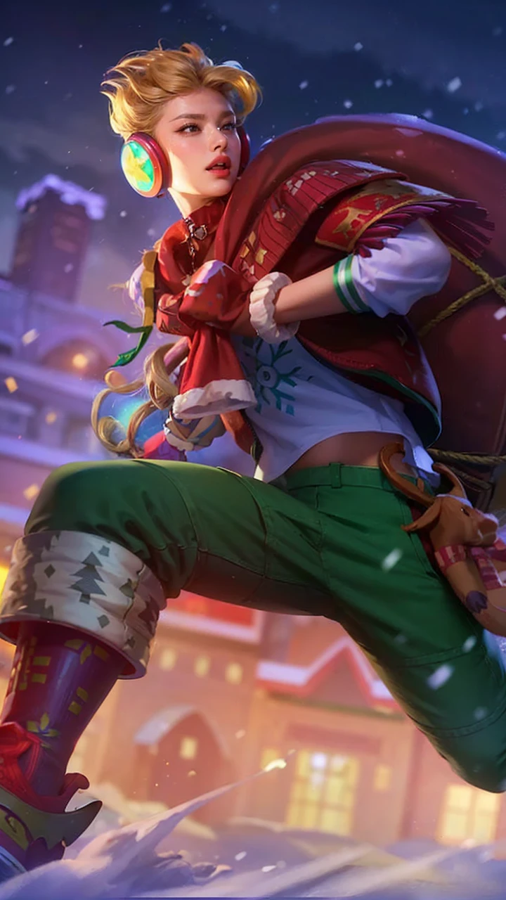 1boy, alone, solitary, high quality, (best quality,4k,8k,highres,masterpiece:1.2),ultra-detailed,(realistic,photorealistic,photo-realistic:1.37),gorgeous hair,blonde hair,long hair with curls and bangs,sharp eyes,mole under the eye,plump lips,jewelry,(high detailed skin:1.4),(rim lighting:1.3),(lit:1.3),(sunny day:1.3),portrait,beautiful lips,waist-length hair,seductive gaze,moles,casual clothes,colorful clothing,close up,super long hair,choker necklace,light blue eyes,bangs,fringe,dimples on the cheeks,dimples,blonde hair,lighthair,dirty blonde hair,black,red lips,red lipstick,round lips,round pouty lips,pouty lips,douyin makeup,sparkly makeup,glitter,contact lenses,blue,green,pink,purple,wine red,highlights,colored highlights,piercings,gems,glitter,lipstick,lip gloss,ice blue eyes