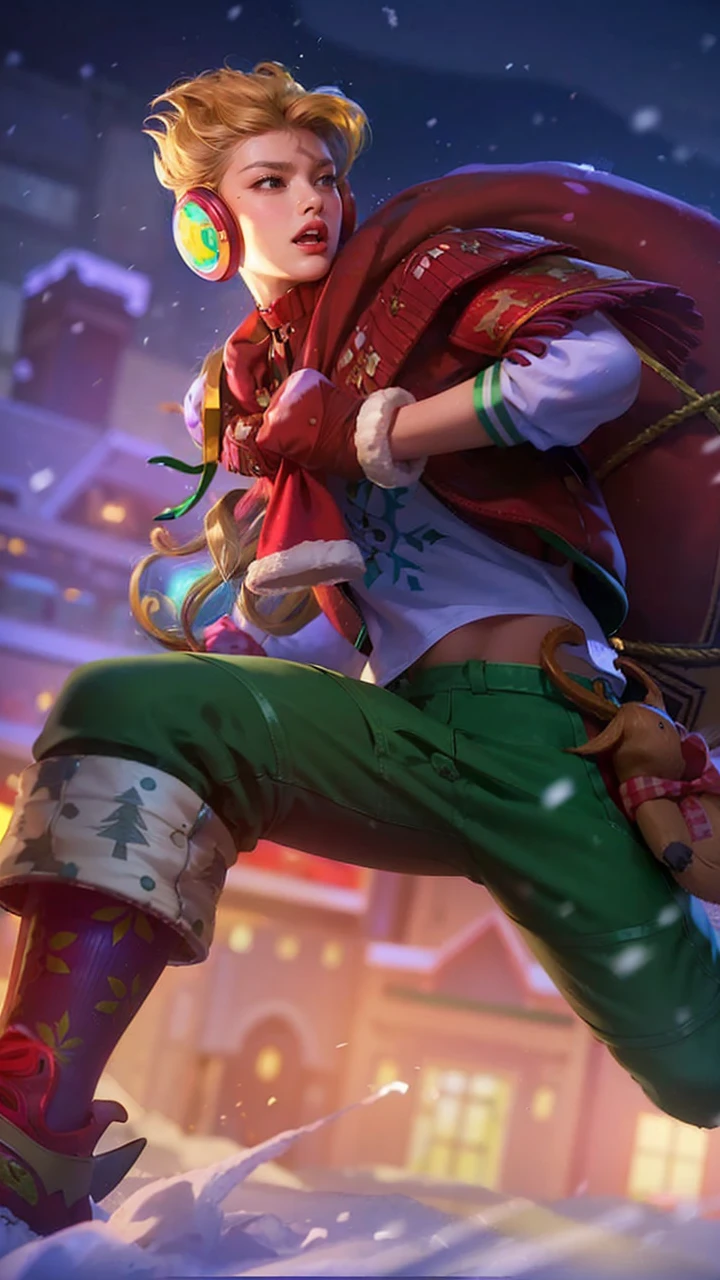 1boy, alone, solitary, high quality, (best quality,4k,8k,highres,masterpiece:1.2),ultra-detailed,(realistic,photorealistic,photo-realistic:1.37),gorgeous hair,blonde hair,long hair with curls and bangs,sharp eyes,mole under the eye,plump lips,jewelry,(high detailed skin:1.4),(rim lighting:1.3),(lit:1.3),(sunny day:1.3),portrait,beautiful lips,waist-length hair,seductive gaze,moles,casual clothes,colorful clothing,close up,super long hair,choker necklace,light blue eyes,bangs,fringe,dimples on the cheeks,dimples,blonde hair,lighthair,dirty blonde hair,black,red lips,red lipstick,round lips,round pouty lips,pouty lips,douyin makeup,sparkly makeup,glitter,contact lenses,blue,green,pink,purple,wine red,highlights,colored highlights,piercings,gems,glitter,lipstick,lip gloss,ice blue eyes