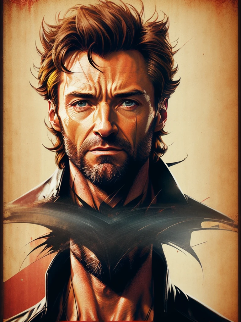 Hugh Jackman as wolverine, vhs effect, (poster:1.6), poster on wall, nostalgia, movie poster, portrait, close up
(skin texture), intricately detailed, fine details, hyperdetailed, raytracing, subsurface scattering, diffused soft lighting, shallow depth of field, by (Oliver Wetter)