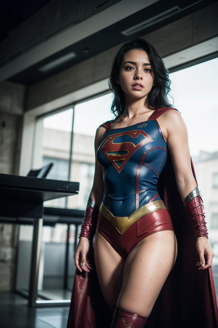 

((a beautiful cyberpunk supergirl woman in realistic costume of an advanced cybersuit with red cape)), EVA movie action shot_rey, A young woman , with a white suit and blue hair, forehead jewelry, look at the viewer, pose sexy, pale skin, Red eyes, simple white background, (a dystopian future in which humanity has been struck down by an apocalyptic scenario where gigantic monsters called “angels” seem to seek the destruction of life on earth), (Best Quality,8k,High resolution, (orgasm), masseter piece:1.2),ultra detailed,realist:1.37,portrait,Dynamic Angle ,adolescent, Small head, beautiful, lovely face, Detailed beauty face, Very realistic skin, wet skin, small and hard breasts, nice legs, cinematic lighting, (very detailed vagina ), 