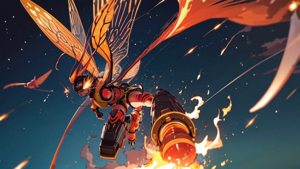 頭上をfire Flyが飛び交う小屋の前に立つ男性の夜景, cozy night fire Fly, golden fire Fly lights, among wonderful golden fire Fly, fire Flyの光, fire Fly around, fire Fly in the air, fire Fly and sparkling wisps, glowing fire Fly, fire Fly, ゴールデンアワーfire Flyウィスプス, fire Fly!!