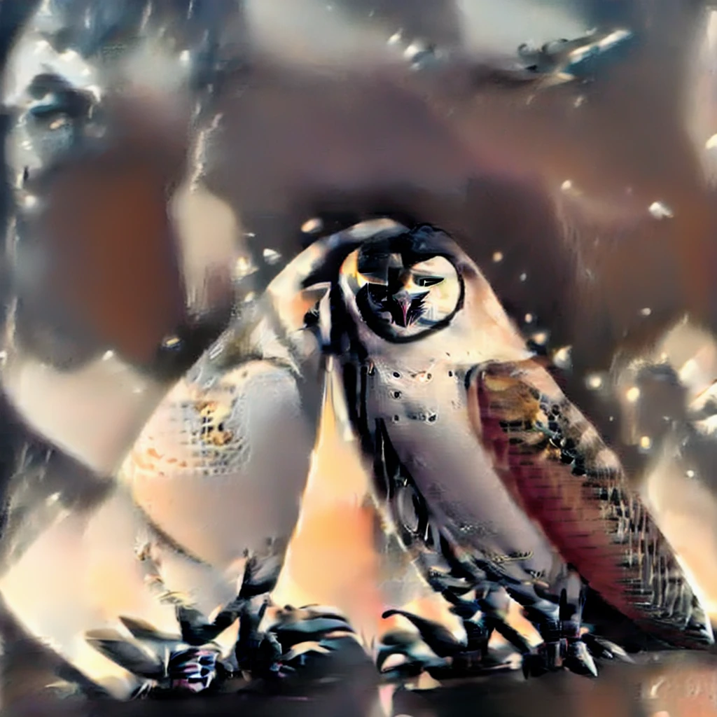 Laying down, talons, barn owl, kissing