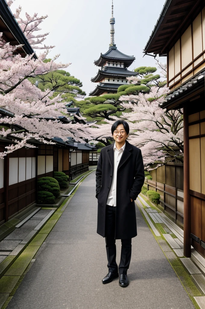 Create image me is in japan.