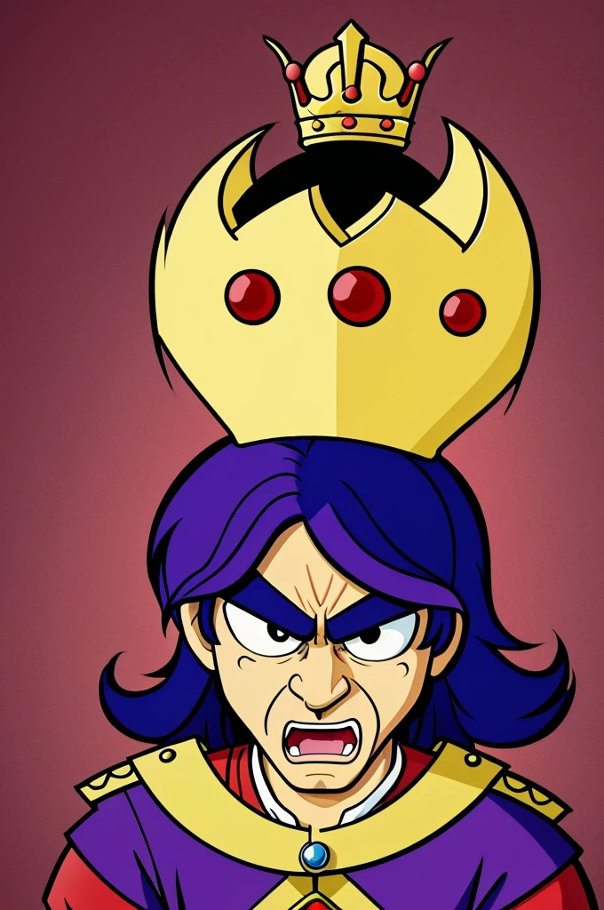 ((masterpiece)),((angry prince cartoon)),