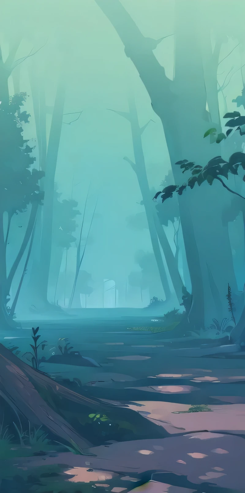 Sawmill,Jungle Background,Tree roots entrenched