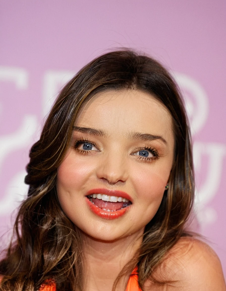 miranda kerr, face, tongue out