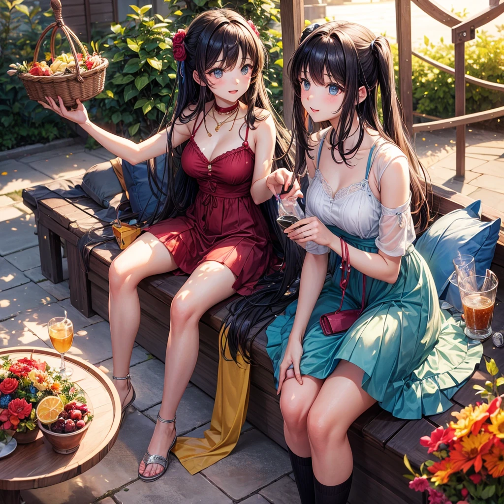A beautiful woman who is your childhood friend that got seperate