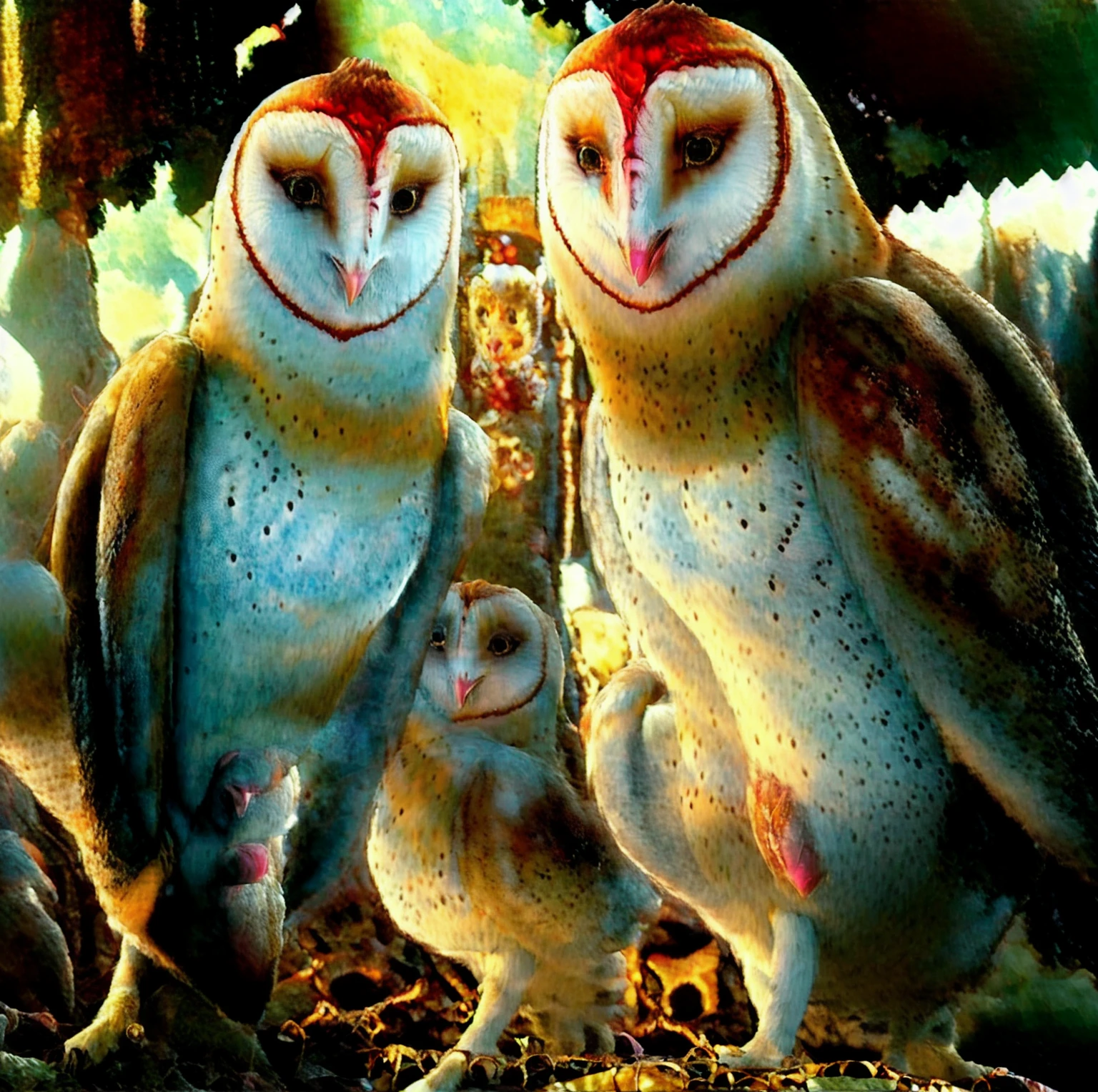 barn owl, owl, watching at viewer, cgi, female, best quality, masterpiece, nsfw, cock, balls, hard penis, erection, soren, tyto, Kludd