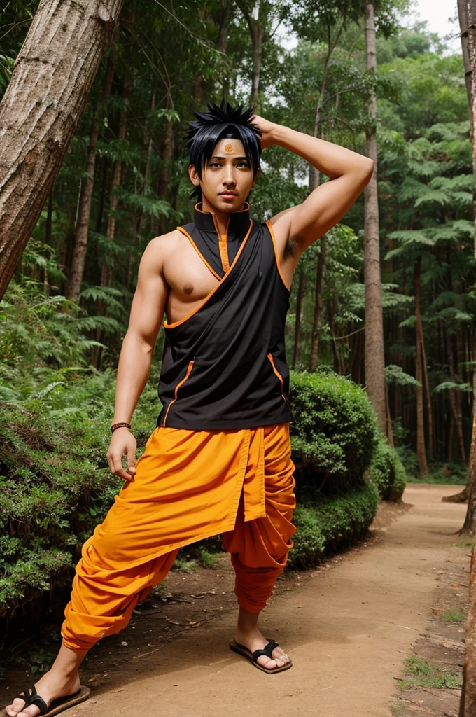 Naruto in Indian style 