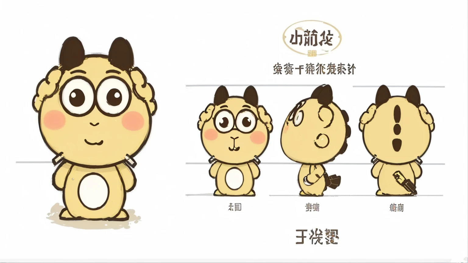 ,Big head, ,Cute cartoon characters, Halo character design, High-quality character design, Lovely characters, Animation character design, qiangshu, Interesting character design
