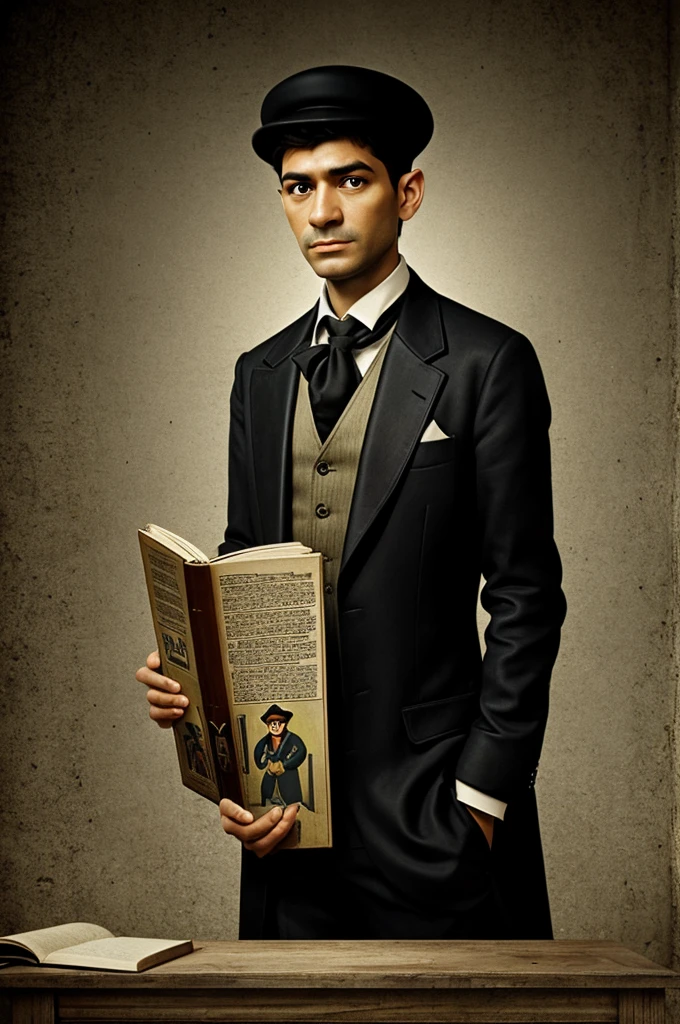 literature image with references to Kafka, Dostoevsky and Mario Mendoza