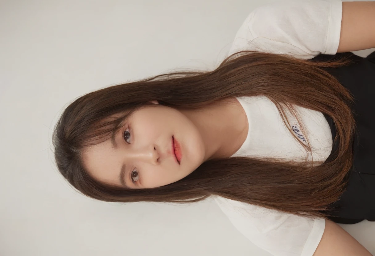 Best Quality, 8k, Masterpiece, (Portrait: 1.3), (photo realistic:1.4), (hyper realistic:1.4),
Sharp Focus, looking at viewer, (smoother lighting:1.1),
(increase cinematic lighting quality:0.9), realistic lighting, backlighting,
light on face, ray trace, (brightening light:1.2), (Increase quality:1.4), sharp detail,
(best quality real texture skin:1.4), finely detailed eyes, black_eyes,
finely detailed face, 25 year old Korean woman