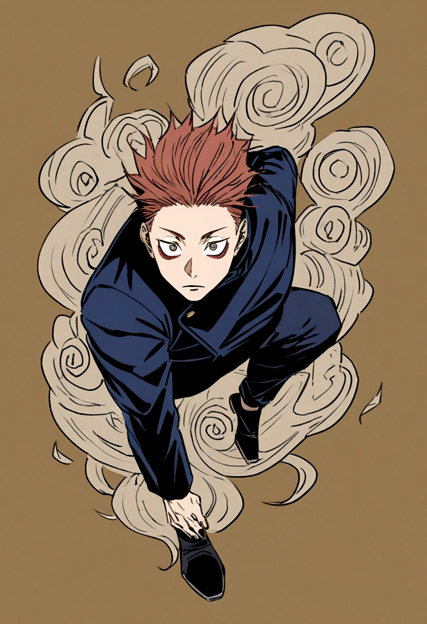 Draw a drawing of the gojo character (anime jujutsu kaisen).
