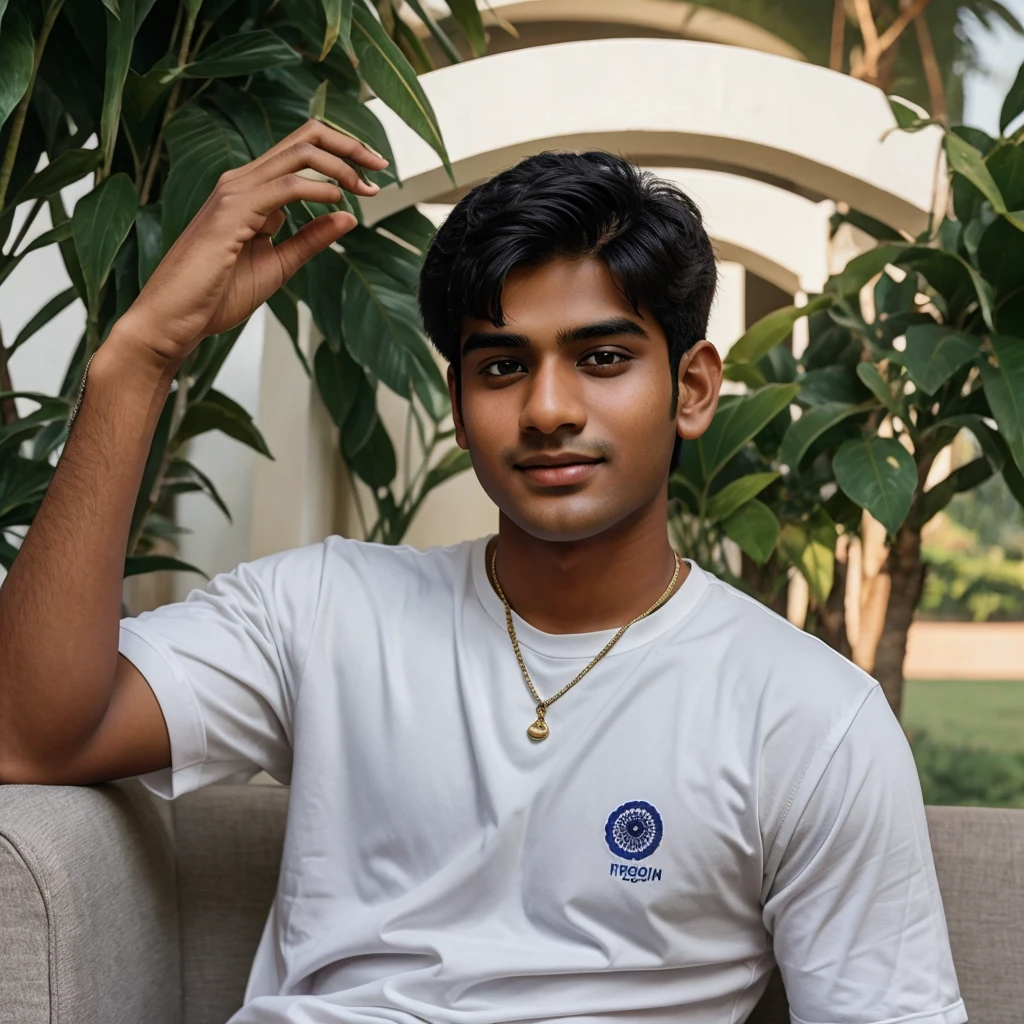 19 YEAR INDIAN BOY Social media handle logo