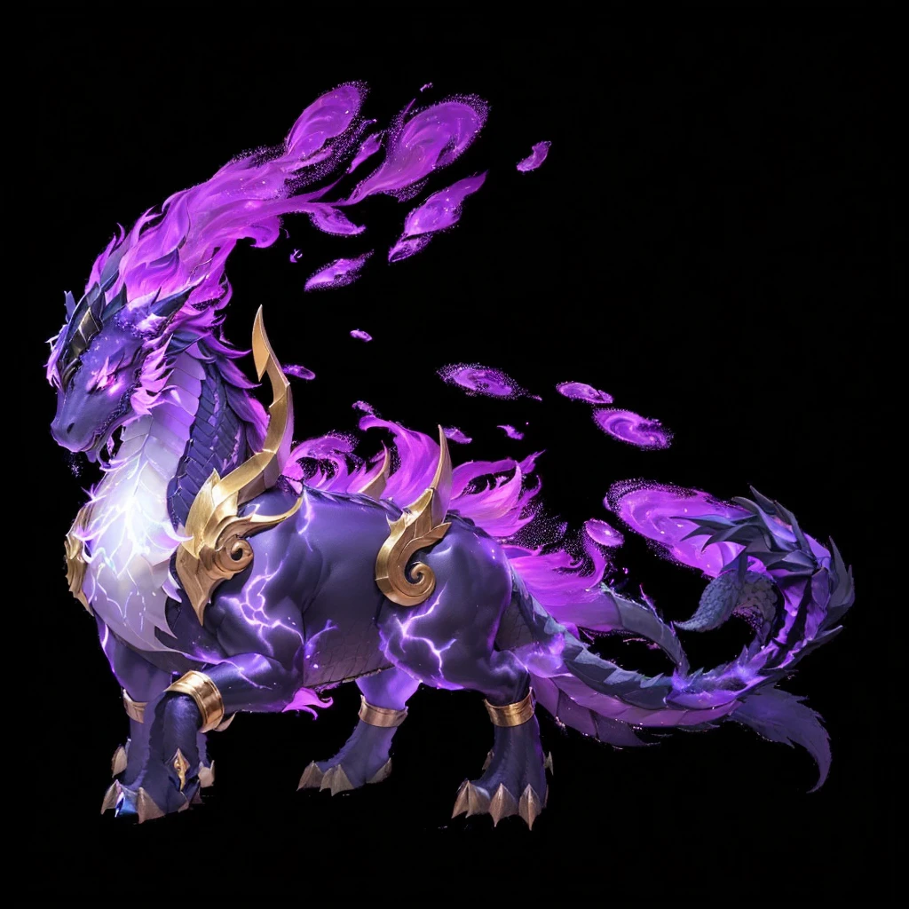 Start high-resolution photorealistic rendering.
Imagine a creature the size of a large dog, similar to a panther, with iridescent scales reflecting all the colors of the spectrum. The head is elegant, with almond-shaped eyes of a deep blue, sparkling slightly. The ears are pointed like those of a lynx.
The sinuous tail ends in a spiral, covered in shimmering scales. The "claws" are translucent and colored crystals, glowing internally.
Around the body, show an undulating aura, changing color according to the element in use - blue for water, red for fire, yellow for earth and white for air. Illustrate each element in action around it: a swirl of fire, a ball of earth, a breath of wind, and a drop of water.
Set the background as a crystal cave. Finalize the image to enhance brightness and brightness. Colors should be rich and intense, with high contrast.
End the rendering to preview the image of your pet creature with elemental powers.
