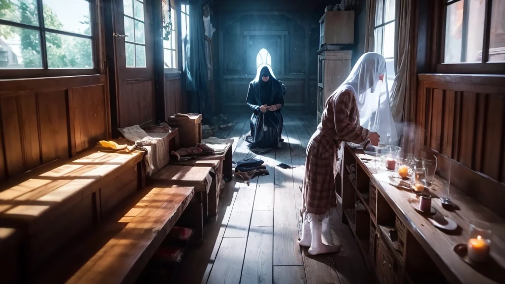 Can you do naughty things with ghosts? youtube thumbnail style It's erotic with a bit of horror.