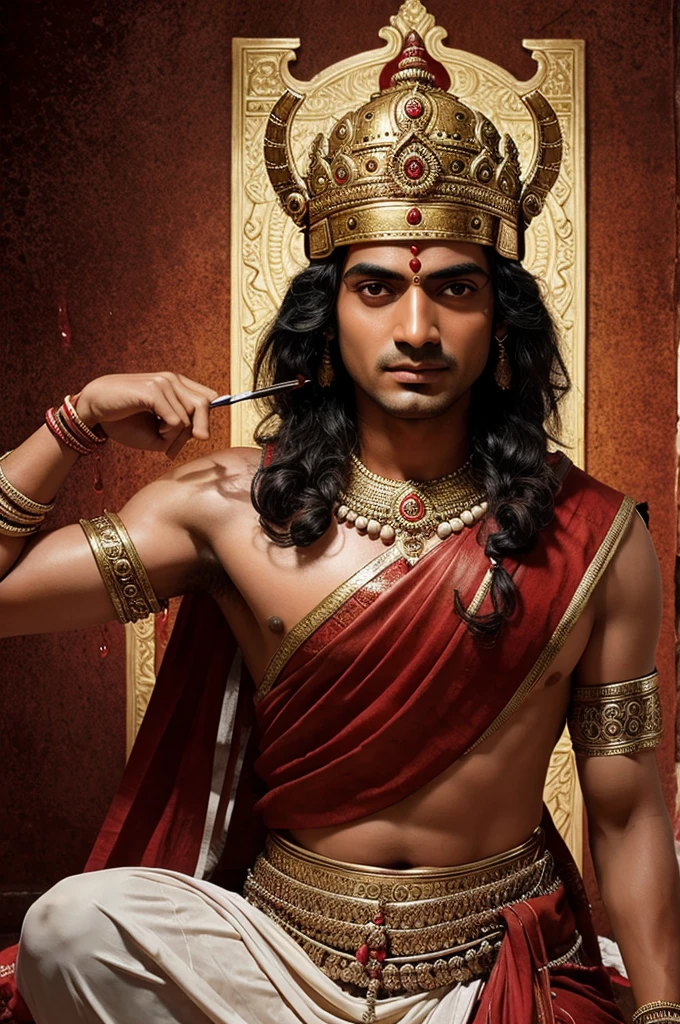 Photo of Lord Ram in every drop of blood
