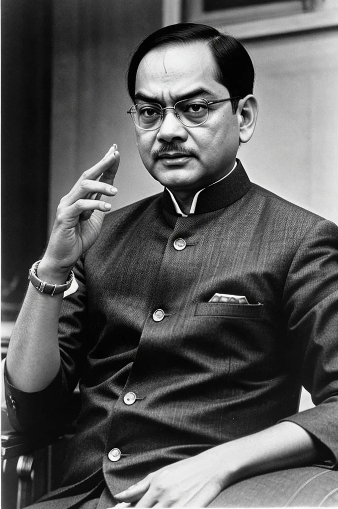Subhash chandra bose, giving speech, in rage