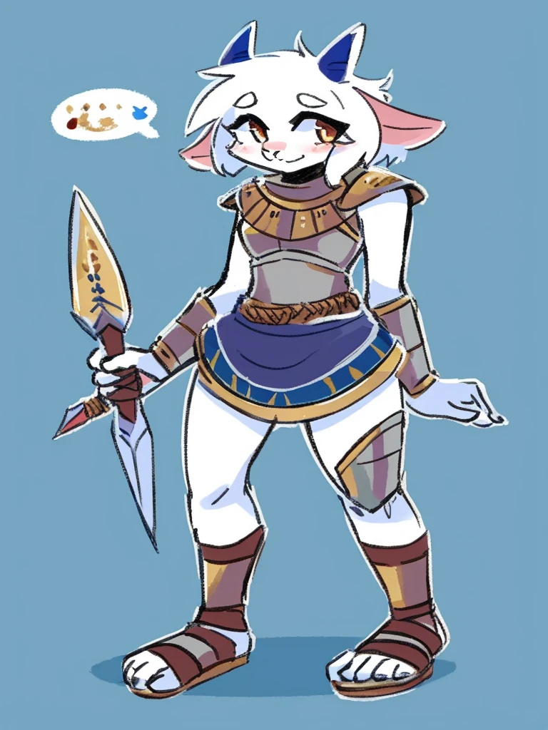 1girl, furry, furry_female, lizard_girl, solo, wearing full body, plate armor, , gladiator sandals, humanoid feet, holding a spear, nosebleed,bloody nose