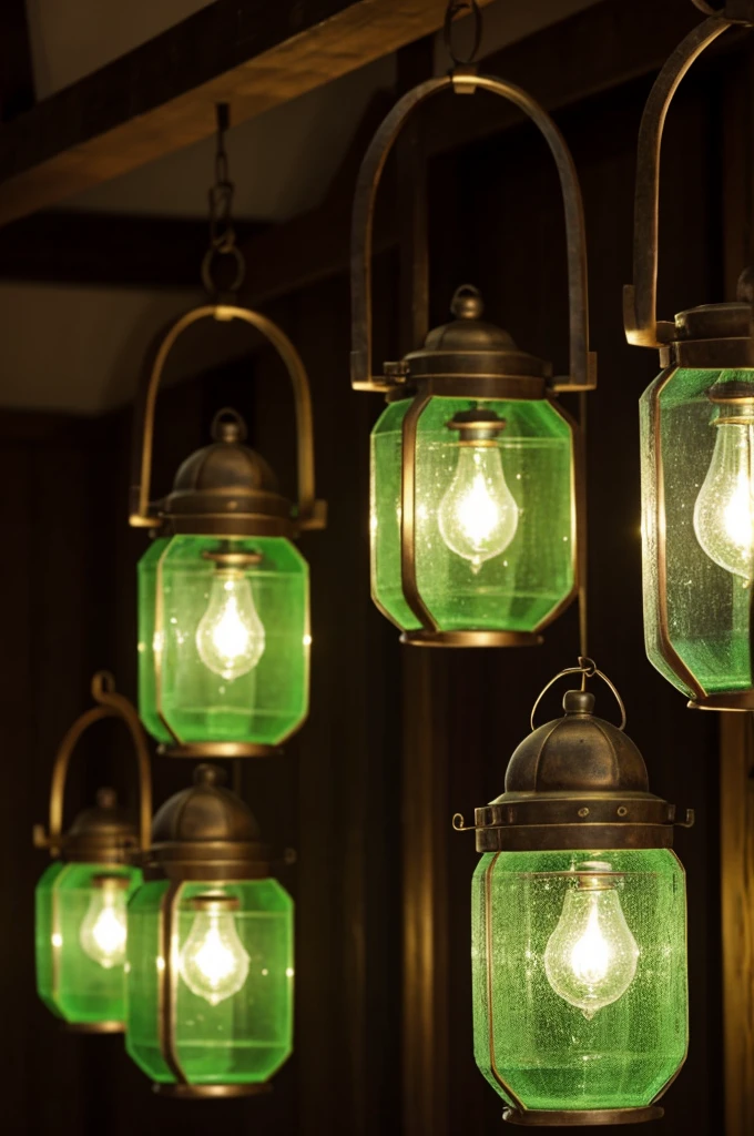 Grene lanterns old
