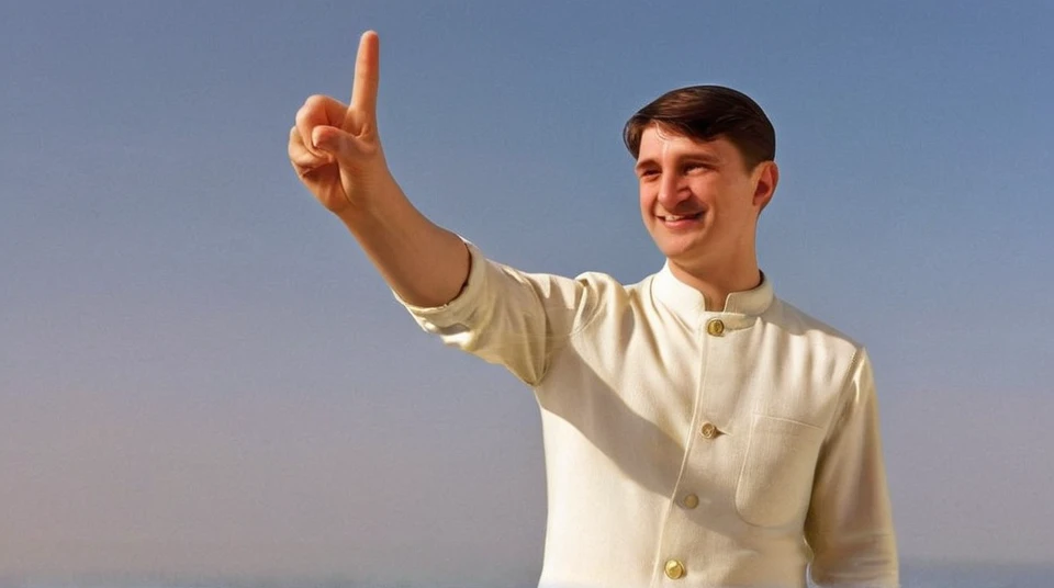 a realistic image of a human hand, which shows the Victory sign. The hand should be clean and well-groomed, with clearly defined fingers and nails. The skin color of the hand should have a natural tone. The hand position should clearly show the victory sign (an upward pointing index finger and middle finger, while the ring finger and little finger are folded in and the thumb slightly overlaps these two fingers) represent. The background should be neutral and blurred, so that the hand remains in focus. The picture should be taken in daylight, to create natural shadows and lights. Please mind that, that the proportions of the hand are correct and aesthetically pleasing."