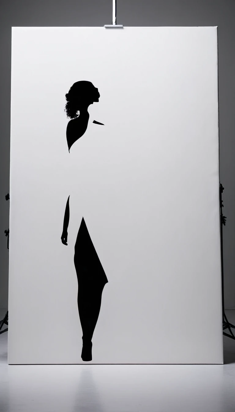 Center the canvas,Portrait silhouette,50%White Space