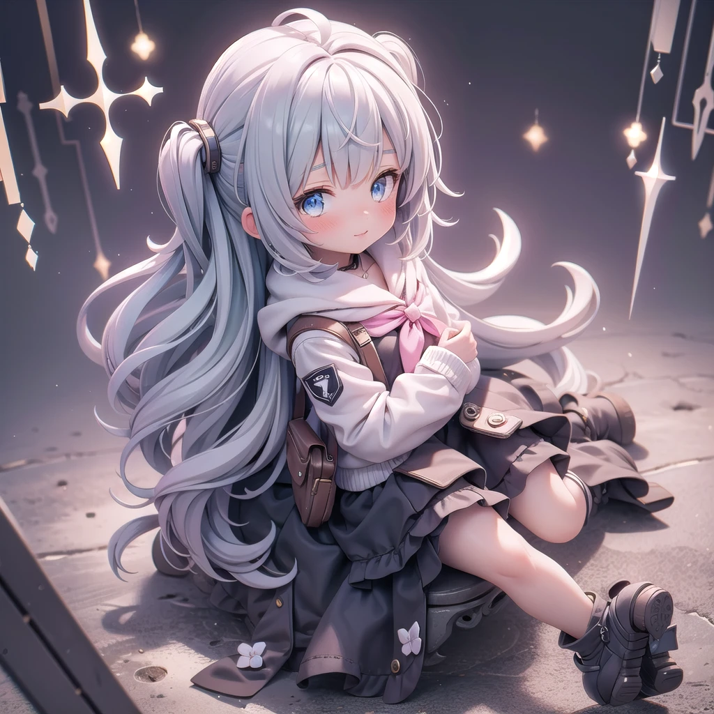 (masterpiece),  One girl,  Little,  (From above)