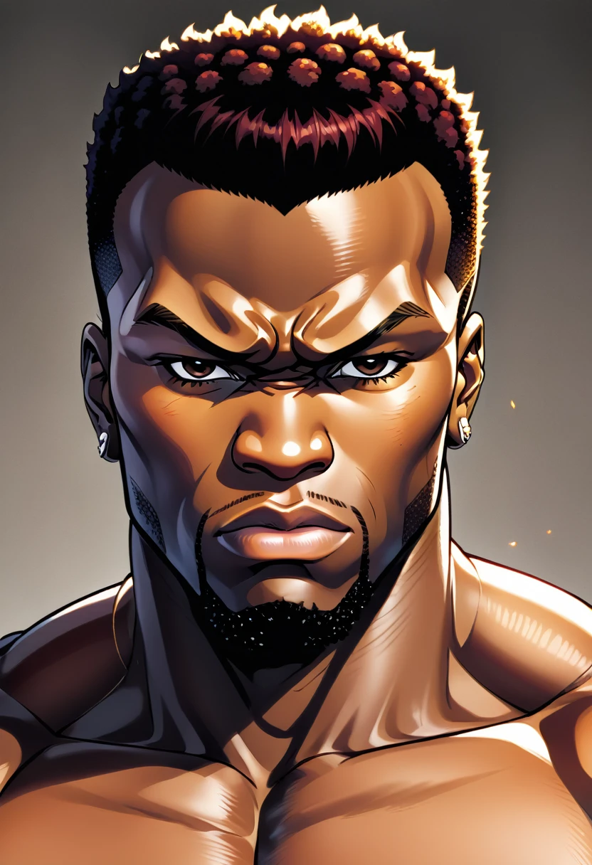50 Cent, Baki anime style