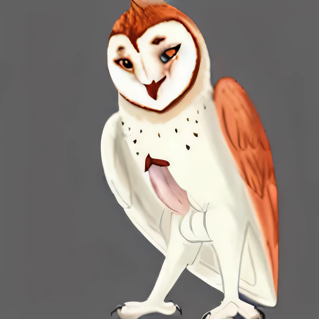 barn owl, owl, watching at viewer, art, male, best quality, masterpiece, nsfw, cock, balls, hard penis, erection, Kludd, tyto, e621, furry, yiff