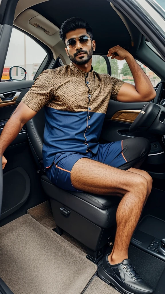 India men in tata harrier car
