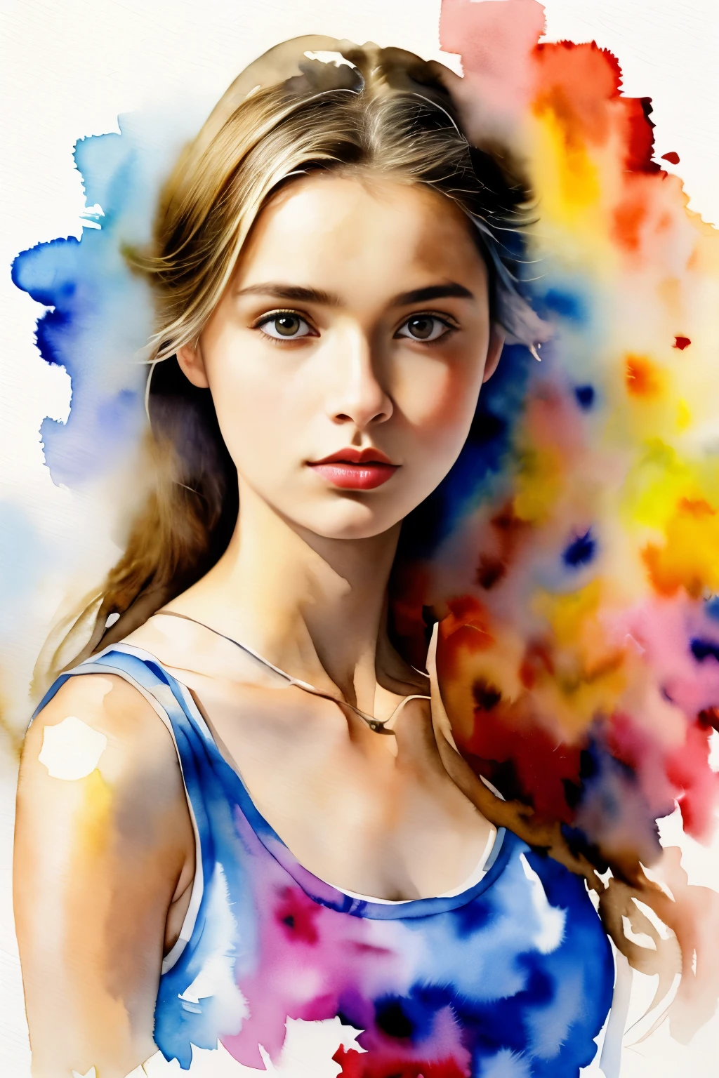 ((masterpiece:1.4, Highest quality)), (Photorealism), (watercolor background),
((1 Girl)),
(Agnes Cecil's Girl:1.5), (pastel colour), (Bright design), (Ink dripping:1.5)