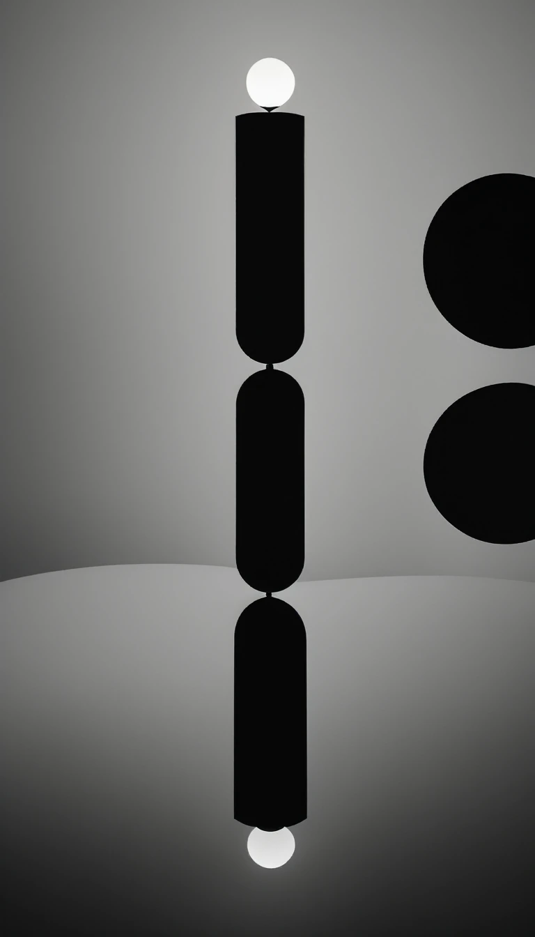 infinite edge, Minimalist photography., Simple, Fine Arts, , Negative Space, In the form of artistic darkness, round