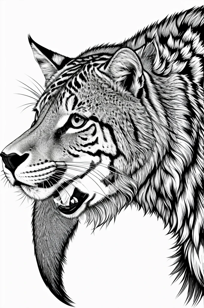 Line art animal