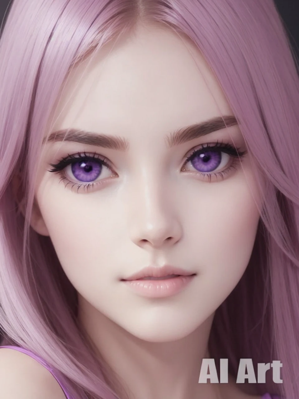 purple dress